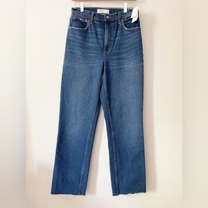 NWT Abercrombie & Fitch 90’s straight ultra high rise jeans